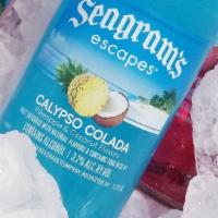 Calypso Colada · 11.2 oz Seagram's escapes 
Pineapple and Coconut