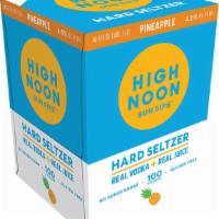 High Noon Hard Seltzer Pineapple (12 oz x 4 ct) · Tastes like escaping to a Tahitian over-ocean cabana. Also perfect for day drinking by any a...