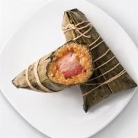 (Steam-At-Home) Kurobuta Pork Sticky Rice Wrap (5 each) · Locally grown sticky rice plus stewed Kurobuta pork belly wrapped in bamboo leaves: a tradit...