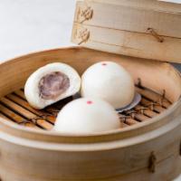 Sweet Taro Buns (2 each) · Silky-smooth taro filling is wrapped in our signature soft, airy bun.