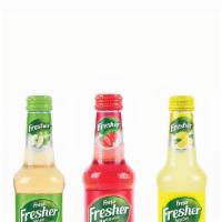 Fresa Fresher  Sparkling Flavored Drink  · 250 ML Glass Bottle
Sparkling Strawberry Flavored Drink