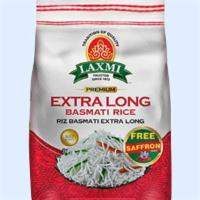 Laxmi Extra Long Grain Basmati Rice · (160 oz.) Laxmi Brand Extra Long Grain Basmati Rice is a whole grain natural rice grown in t...