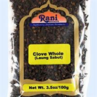 Cloves Whole · (3.5 oz.) Whole cloves are shaped like a small, reddish-brown spike, usually around 1 centim...