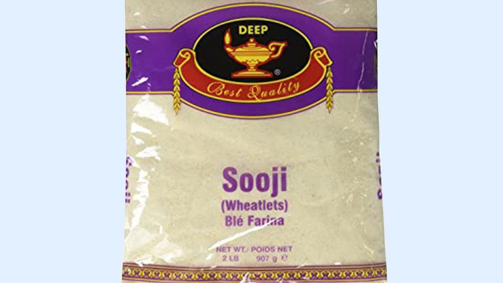 Sooji · (32 oz.) Sooji Flour is commonly known as semolina flour and is made from purified wheat.