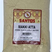 Makki Atta · (32 oz.) It is grounded at a medium and coarse consistency, but not as finely soft wheat flo...