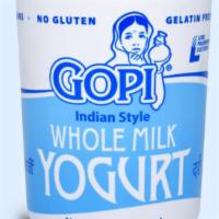 Gopi Yoghurt · (32 oz.) Deliciously creamy and smooth, this whole milk yogurt is a perfectly rich base for ...