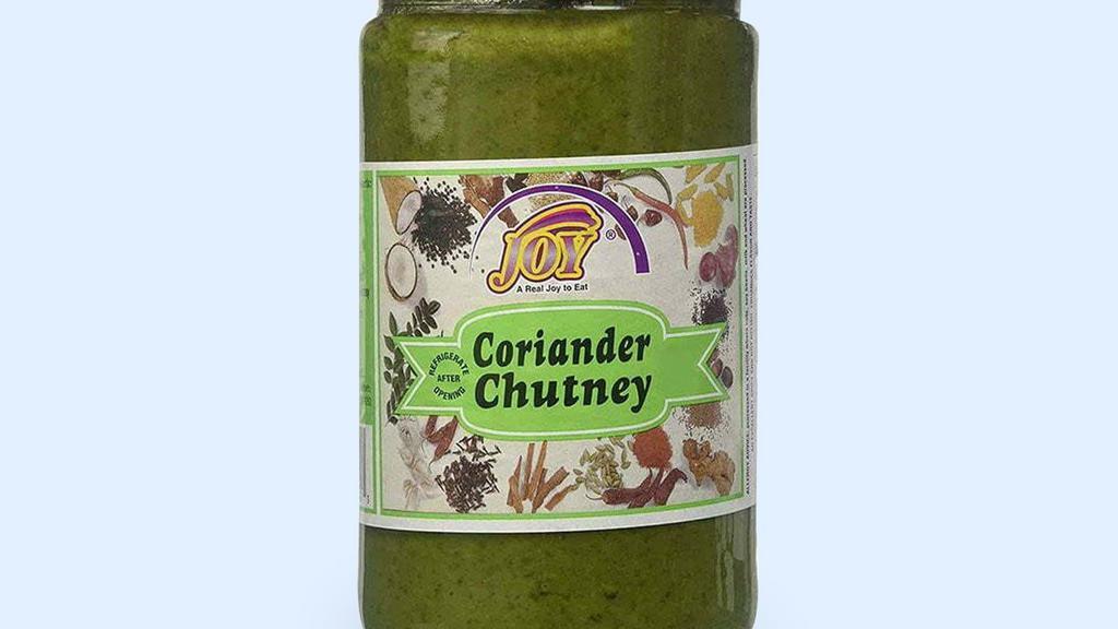 Coriander Chutney · (8 oz.) Coriander Chutney is a very tasty recipe which can be served with rice or south Indian recipes like Dosa or Idli. Coriander Chutney can be used in Sandwich also.