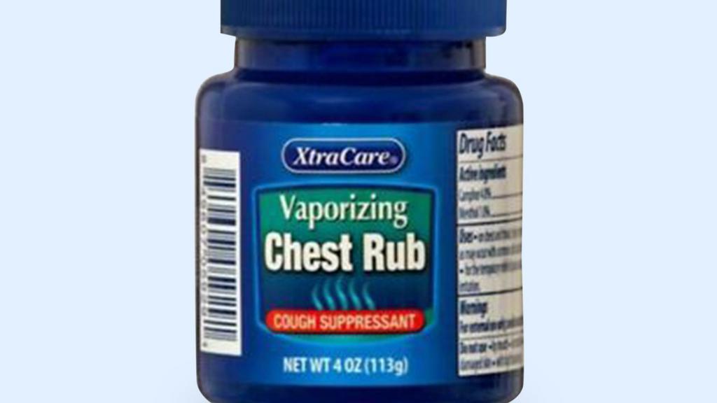 Vapourizing Chest Rub · (4 oz.)Helps temporarily relieve cough as may occur with common cold and minor bronchial irritation