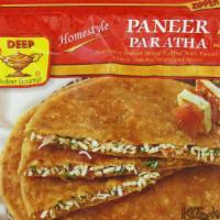 Paneer Paratha · (12.3 oz.) Paneer paratha is made of whole wheat flour and stuffed with paneer and cabbage.
