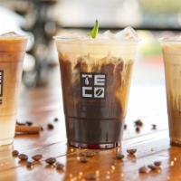 Horchata Cold Brew · Large, House made horchata with cold brewed coffee