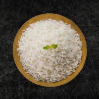 Basmati Rice  · Our long grain aromatic basmati rice, steamed to perfection.