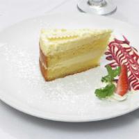 Lemon Marscapone Cake · Do dessert the Italian way with this light, creamy limoncello cake, made with a rich combina...
