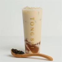 F15 Da Hong Pao Latte w/ Jelly 大紅袍凍凍牛乳茶 · Freshly brewed Da Hong Pao tea - the best Wu Yi rock tea from China, Organic A2 milk from Al...