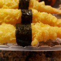Tempura shrimp Nigiri  2pcs · deep-fried shrimp 2pcs