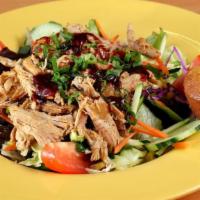 BBQ Salad · “it’s all that and then some!” mixed greens and vegetables with choice of smoked or grilled ...