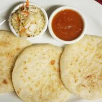 Pupusa · We have cheese pupusas   
, cheese and beans
,mix, pork and cheese,
 steak and cheese,
 chic...