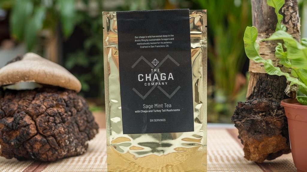 The Chaga Company Sage Mint tea-mint herbal · herbal intense mint flavor makes 12 cups