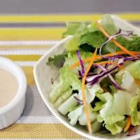 Green Salad · With miso dressing.