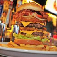 Cow Palace Burger · As featured on the show, United States of Bacon! Dare to eat this only if you’re so hungry y...