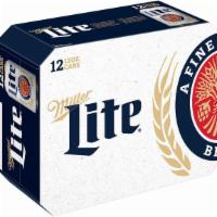 Miller Lite Can (12 Oz X 12 Ct) · Miller Lite Beer is the original light lager beer. With a smooth, light and refreshing taste...