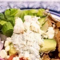 Beef & Lamb Gyro Bowl · Marinated beef/lamb gyro meat served with rice, lettuce, cucumbers, tomatoes, onions, feta a...