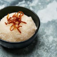 Coconut Rice · Vegan gluten-free. Aromatic jasmine rice cooked with coconut milk. A staff favorite. Priced ...