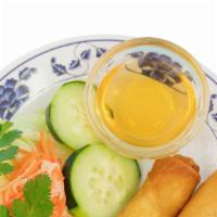 1. Chả Gio (2 Rolls) · Crispy Egg Rolls, Deep Fried Shrimp and Pork served w/ Fish Sauce(2 Rolls)
