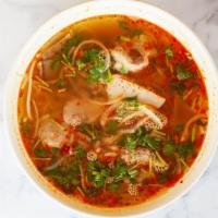 10. Hue's Spicy Beef Noodle Soup · Bun bo hue. Spicy.