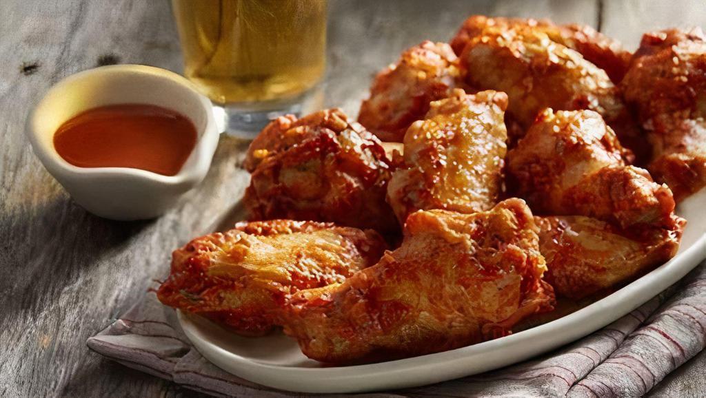 Hot Wings · Hot wings chicken wings marinated in hot spicy sauce.