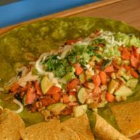 Burrito Nannis Veggie · Tortilla de espinaca 12