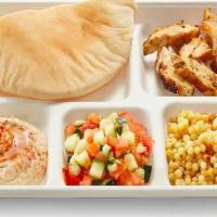 Kids Tray Create Your Own · Have your child decide what they want!

Pick your protein:
All natural chicken shawarma or f...