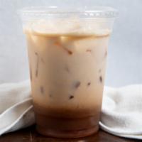 Iced Chai Tea Latte · Chai tea & milk (no espresso).