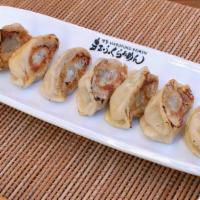 Gyoza · Pan-fried pork potstickers