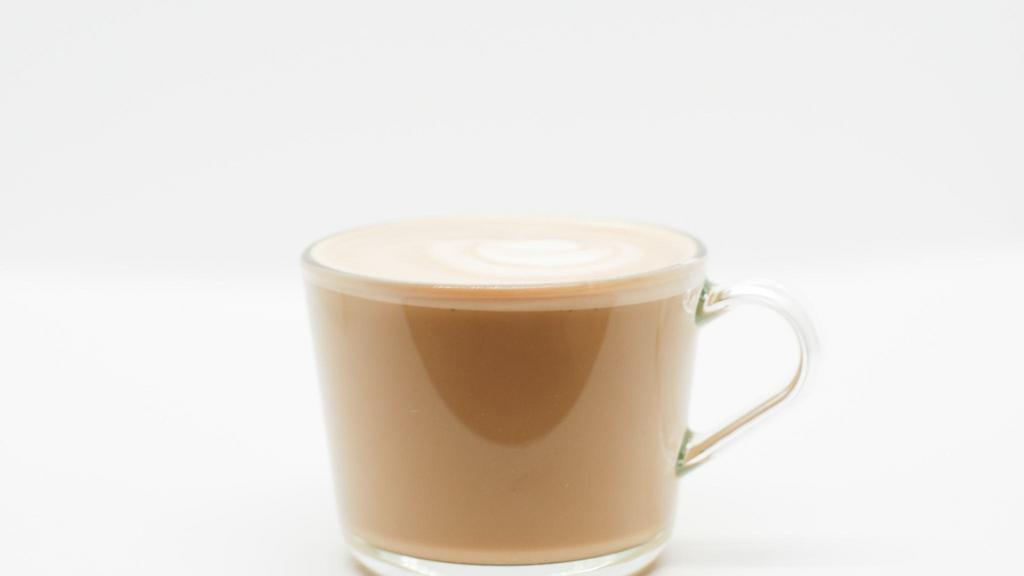 Caffe Latte · Enjoy a double shot of Red Bay espresso and steamed milk