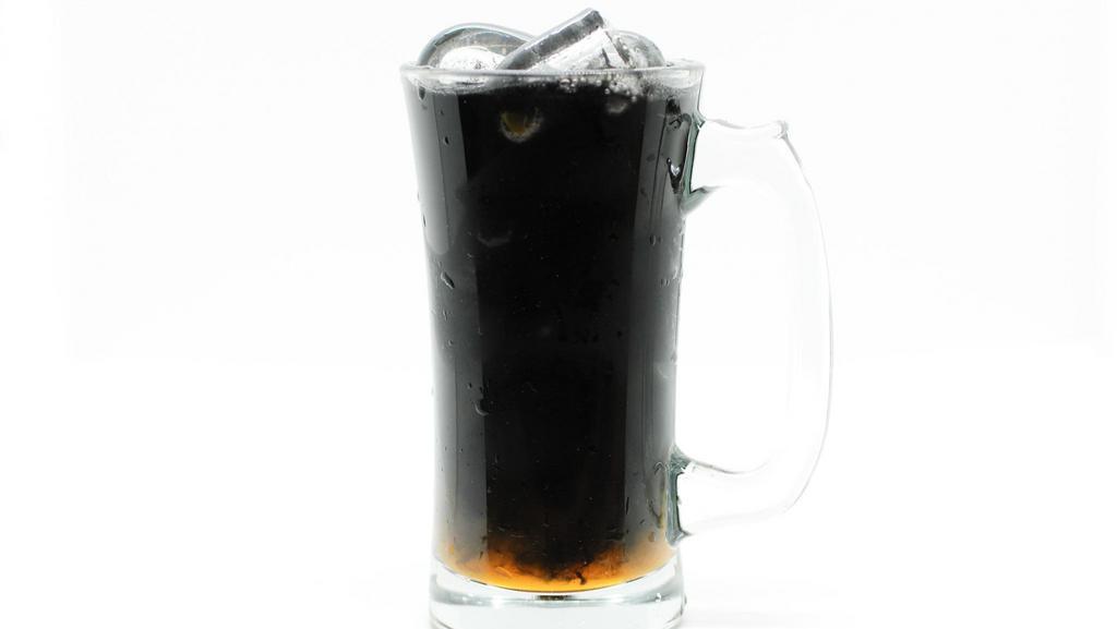 Iced Charcoal Limeade · Organic rosemary limeade and activated charcoal served over ice