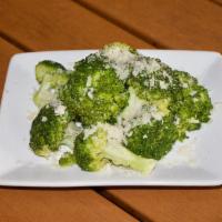 Roasted Broccoli Parmesan · Roasted Broccoli, parmigiano reggiano