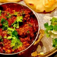 Mutton Maalvani · Goat Mutton gravy with special spices from Maharashtra's Konkan region.