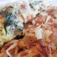 Build Your Own Omelet · Create Your Own Omelet....Egg Whites Available
Served With Hash Browns