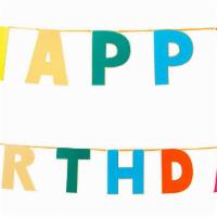 Birthday Banner · Brighten up the party with this colorful birthday garland by Talking Tables! Perfect for all...