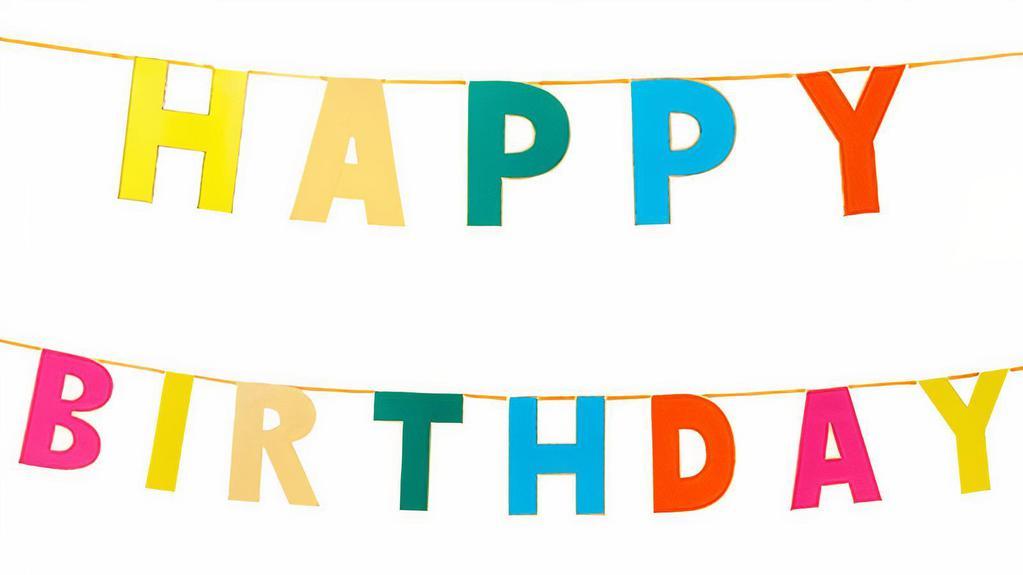 Birthday Banner · Brighten up the party with this colorful birthday garland by Talking Tables! Perfect for all ages, this multicolored 'Happy Birthday' garland is sure to bring a smile to the birthday girl or boys face. It also makes an ideal backdrop for your birthday photos! Pair with out 'Birthday Brights' range for matching rainbow tableware and decorations to complete the look.

This product now has plastic free packaging that can be easily recycled.