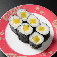 Pickled Radish Roll (6 Pcs) · Oshinko maki.