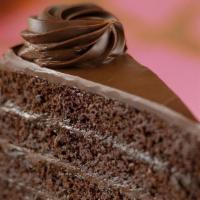 Chocolate Mousse Cake · Three layered Chocolate Mousse cake with rich chocolate icing.