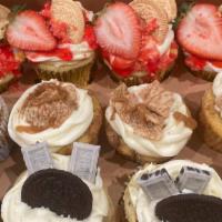 Cupcakes · Will now include cheesecake bites flavors vary per day strawberry is a staple an Oreo