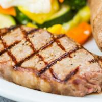 New York Steak · Sterling angus beef, USDA choice 11 oz.