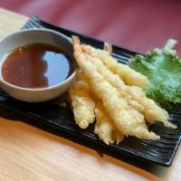 Ebi Tempura · tiger shrimp tempura with ginger tentsuya