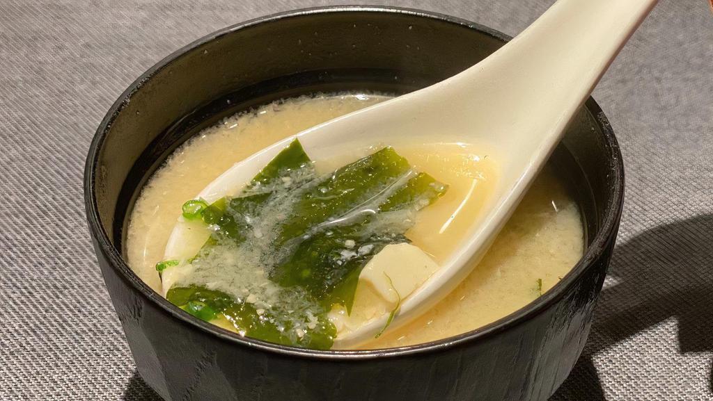 Miso Soup · shinshu koji miso soup with tofu & wakame