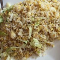 119a. Salted Fish & Chicken Fried Rice · 
