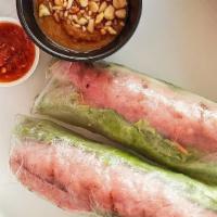 28	Grilled Pork Patties Spring Rolls · Nem Nuong Cuon (2 Pcs)