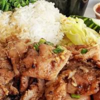 116	Grilled Chicken Over Rice · Com Tam Ga Nuong