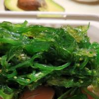 27. Contra Costa (raw) · tuna, cucumber, salmon, wakame salad.